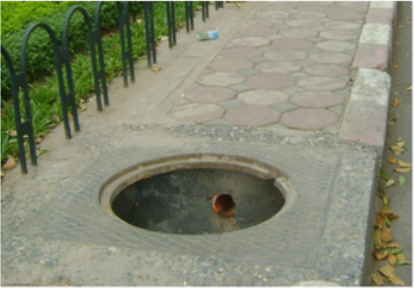 Hố ga thoát nước gia đình